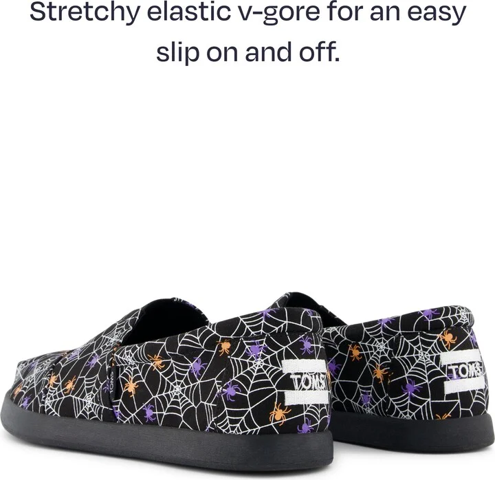 Alp FWD Black Glow In The Dark Spiders Espadrille Slip On - Image 5