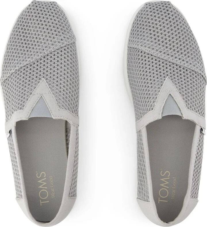 Alp FWD Light Gray Textured Mesh Slip On - Image 4