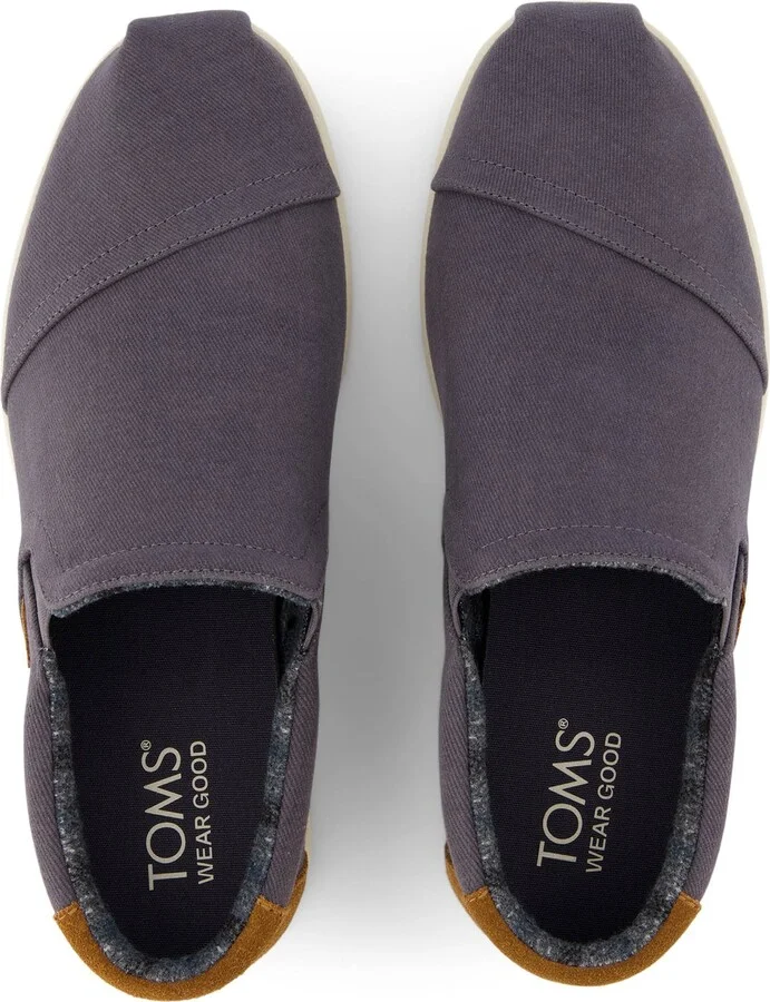 Alp FWD Mid Dark Vintage Twill Slip On Espadrille - Image 4