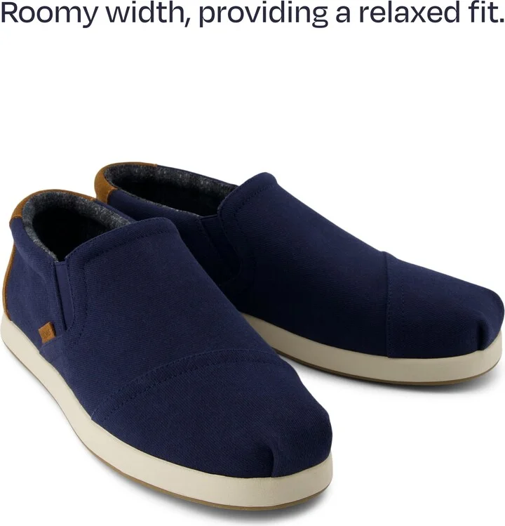 Alp FWD Mid Navy Vintage Twill Slip On Espadrille - Image 4