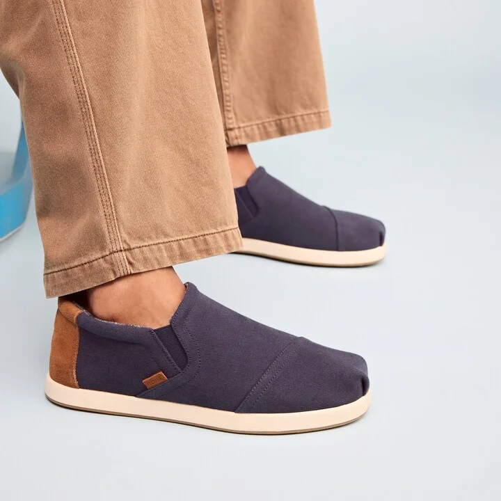 Alp FWD Mid Navy Vintage Twill Slip On Espadrille - Image 7