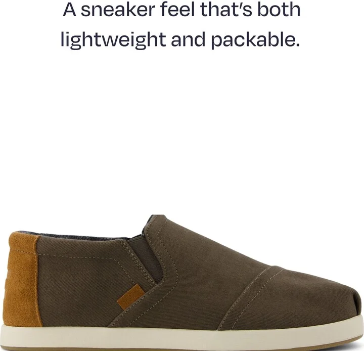 Alp FWD Mid Olive Vintage Twill Slip On Espadrille - Image 2