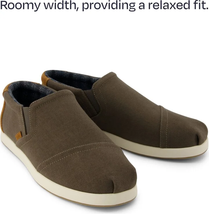 Alp FWD Mid Olive Vintage Twill Slip On Espadrille - Image 3