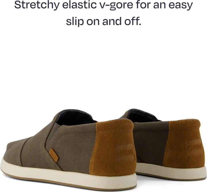 Alp FWD Mid Olive Vintage Twill Slip On Espadrille - Image 4