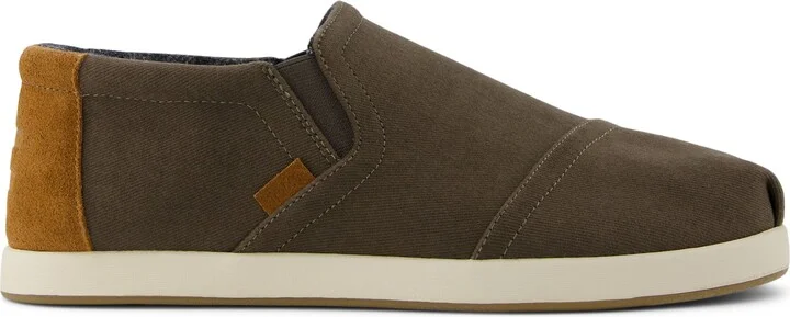 Alp FWD Mid Olive Vintage Twill Slip On Espadrille