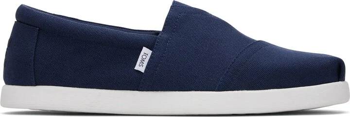 Alp FWD Navy Recycled Cotton Canvas Slip On