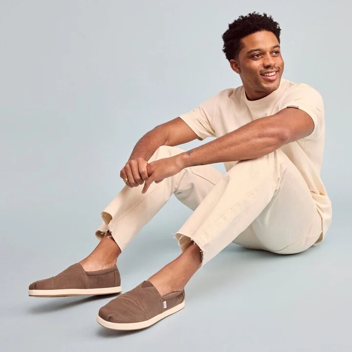 Alp FWD Olive Rcycled Cotton Canvas Slip On - Image 3
