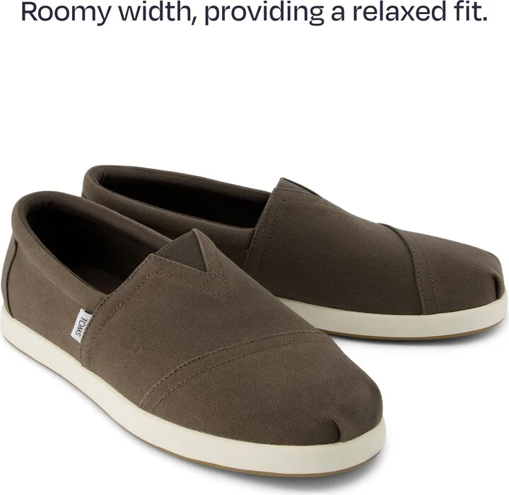 Alp FWD Olive Rcycled Cotton Canvas Slip On - Image 4