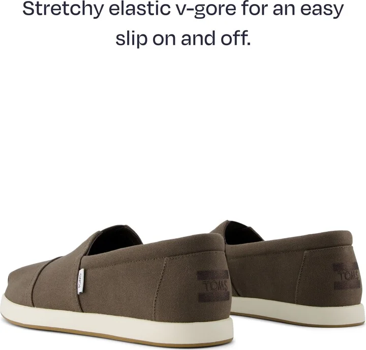 Alp FWD Olive Rcycled Cotton Canvas Slip On - Image 5