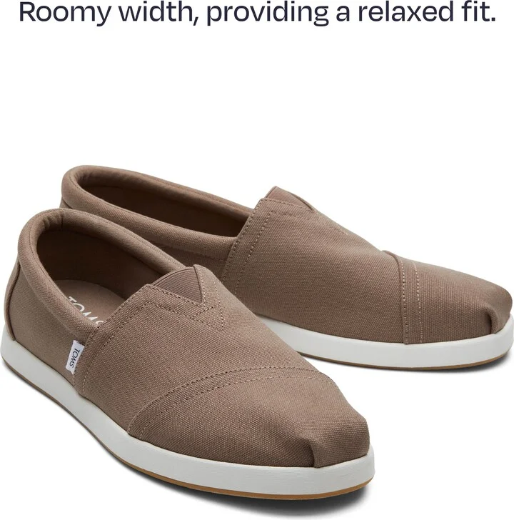 Alp FWD Taupe Recycled Cotton Canvas Slip On - Image 3