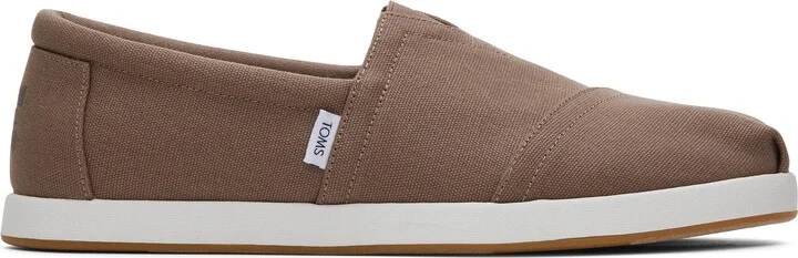 Alp FWD Taupe Recycled Cotton Canvas Slip On