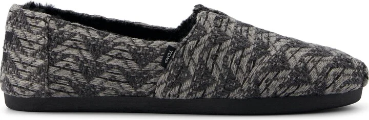 Alpargata Black Cozy Global Woven