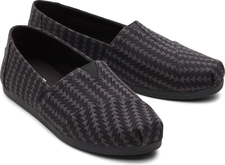 Alpargata Black Triangle Woven
