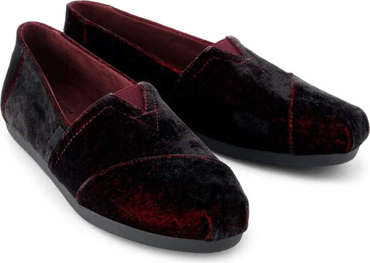 Alpargata Burgundy Jewel Velvet - Image 3
