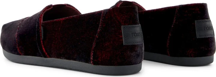 Alpargata Burgundy Jewel Velvet - Image 4