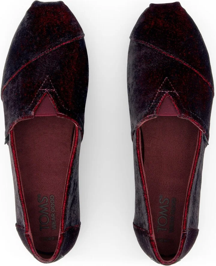Alpargata Burgundy Jewel Velvet - Image 5