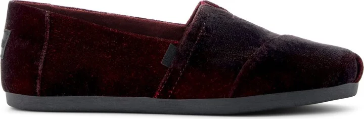 Alpargata Burgundy Jewel Velvet