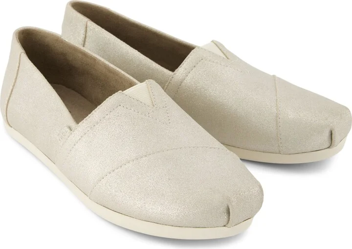Alpargata Champagne Metallic Suede - Image 3