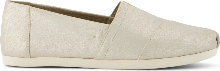 Alpargata Champagne Metallic Suede