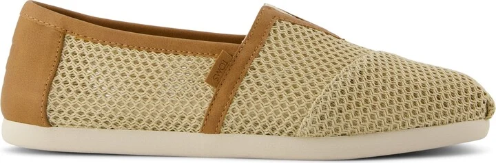 Alpargata Classic Almond Textured Mesh and PU Trim - Image 2