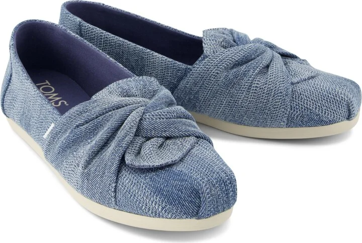 Alpargata Classic Dark Sky Textured Denim - Image 3