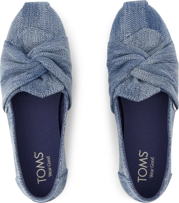 Alpargata Classic Dark Sky Textured Denim - Image 5