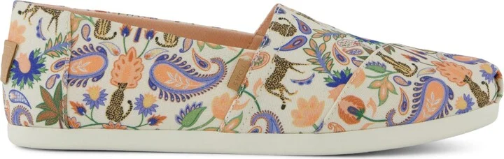 Alpargata Classic Egret Cheetah Paisley Print