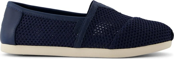 Alpargata Classic Navy Textured Mesh and PU Trim - Image 2