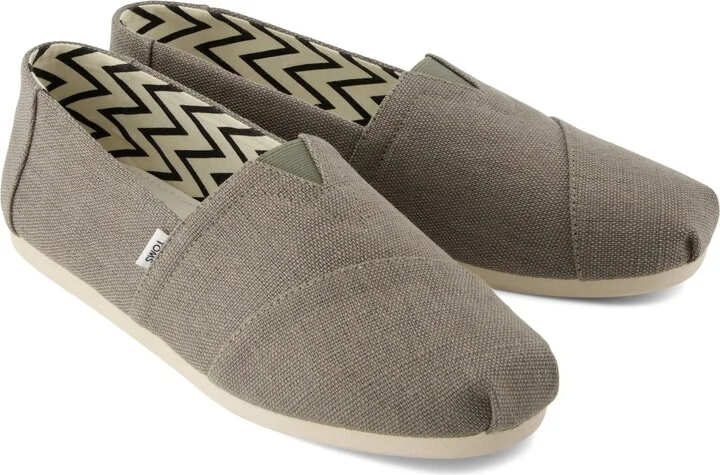 Alpargata Classic Vetiver Grey Heritage Canvas - Image 2