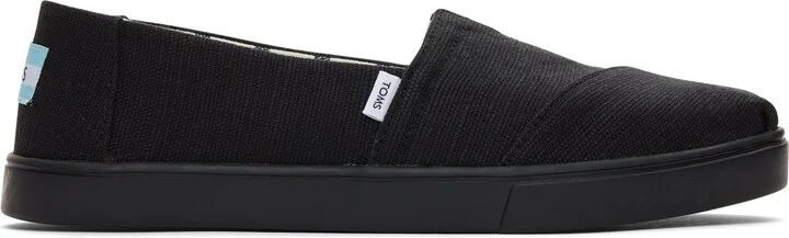 Alpargata Cupsole All Black Heritage Canvas Slip-On Sneaker