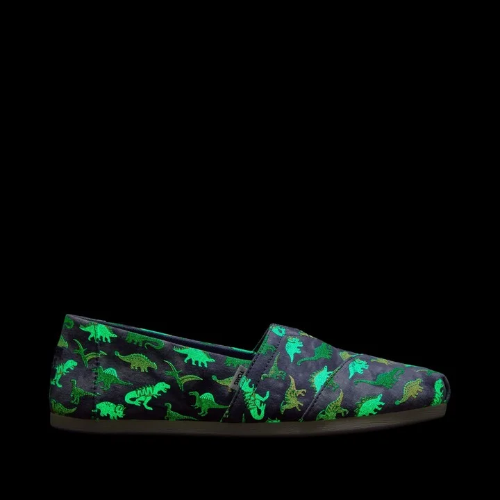 Alpargata Glow in the Dark Dino Print