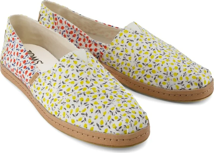 Alpargata Leather Wrap Yellow Multi Liberty Print - Image 2