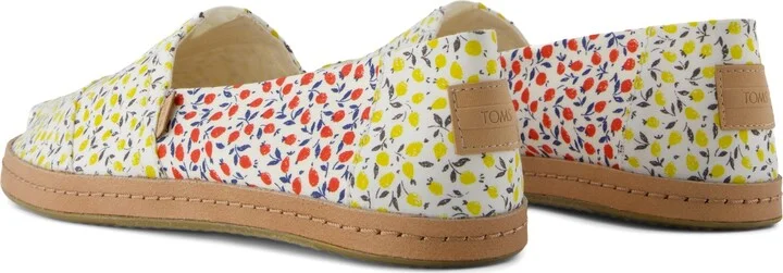 Alpargata Leather Wrap Yellow Multi Liberty Print - Image 3