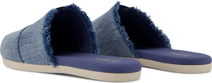 Alpargata Mule Dark Sky Textured Denim - Image 3