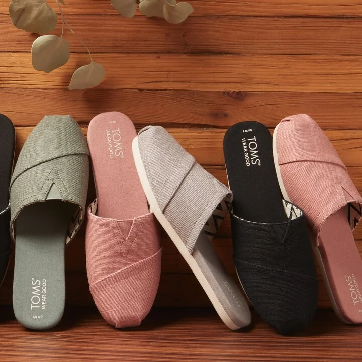 Alpargata Mule Vintage Pink Heritage Canvas