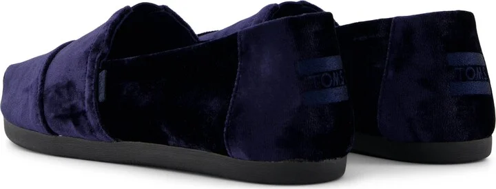 Alpargata Navy Crushed Velvet - Image 3