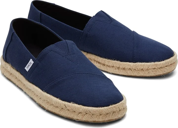 Alpargata Navy Recycled Cotton Rope 2.0 Espadrille - Image 3