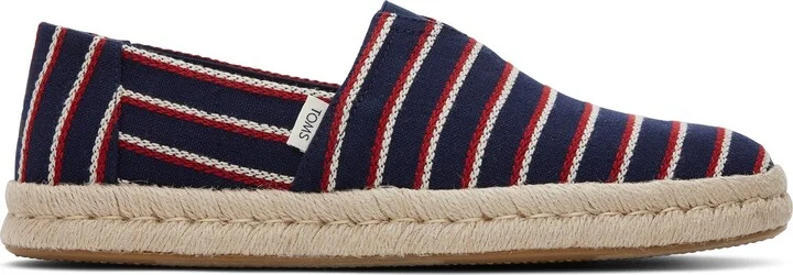 Alpargata Navy Woven Stripes Rope 2.0 Espadrille