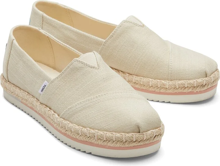 Alpargata Platform Rope Natural Espadrille