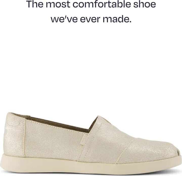 Alpargata Plus Champagne Metallic Suede - Image 2