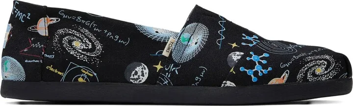 Alpargata science-print loafers