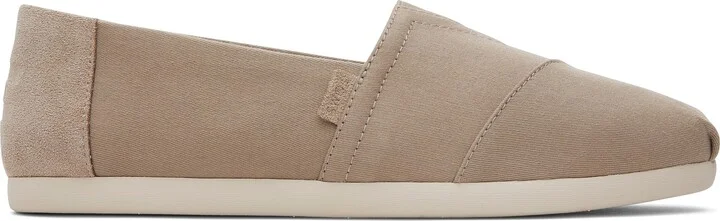 Alpargata Taupe Suede Brushed Twill