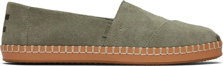 Alpargata Vetiver Suede Leather Wrap