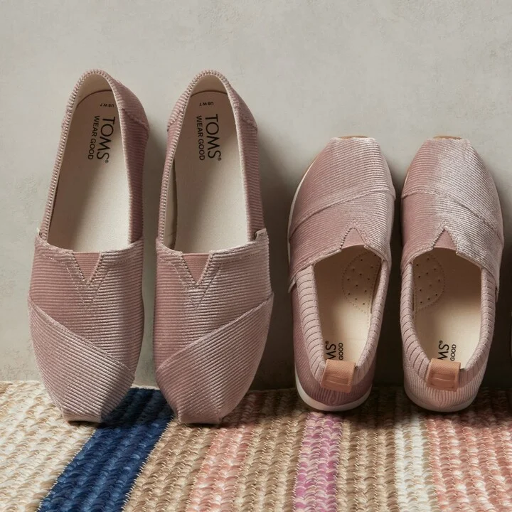 Alpargata Vintage Pink Corduroy