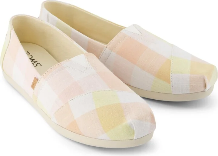 Alpargata Yellow Picnic Plaid - Image 2