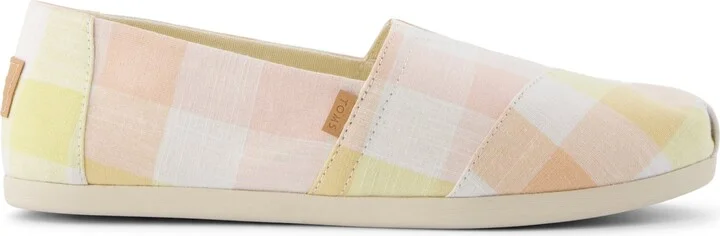 Alpargata Yellow Picnic Plaid