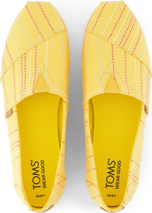 Alpargata Yellow Stitched Stripes - Image 4