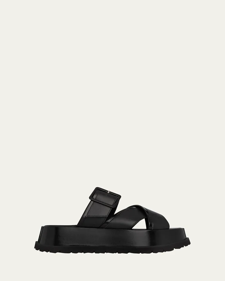 Alpha Maxi Crisscross Buckle Comfort Sandals