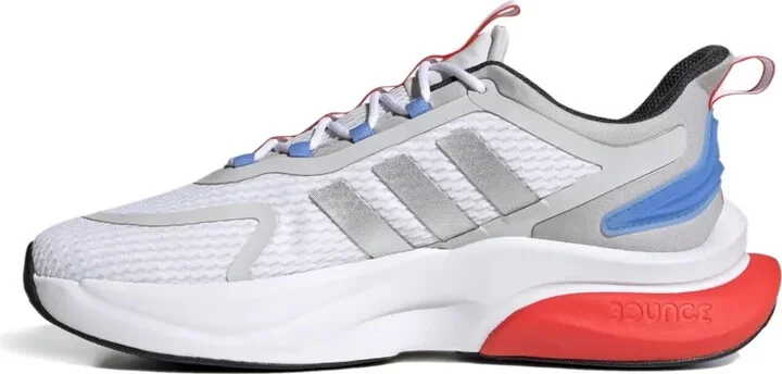 Alphabounce Plus "Cloud White/Silver Metallic/Blue Fusion" sneakers - Image 2