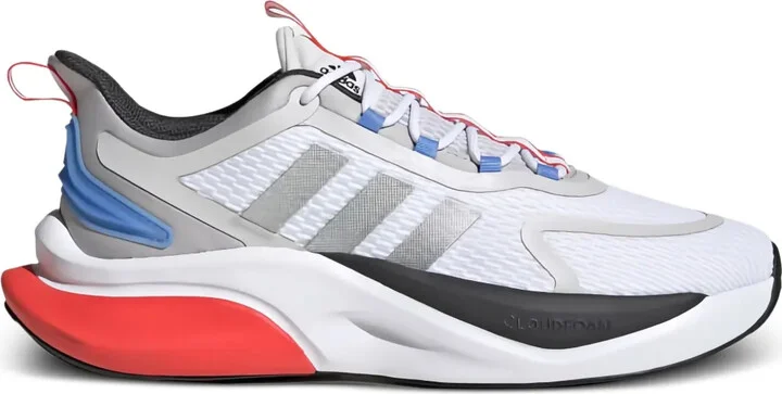 Alphabounce Plus "Cloud White/Silver Metallic/Blue Fusion" sneakers